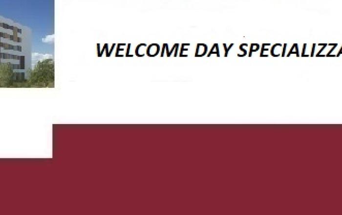 WELCOME DAY SPECIALIZZANDI